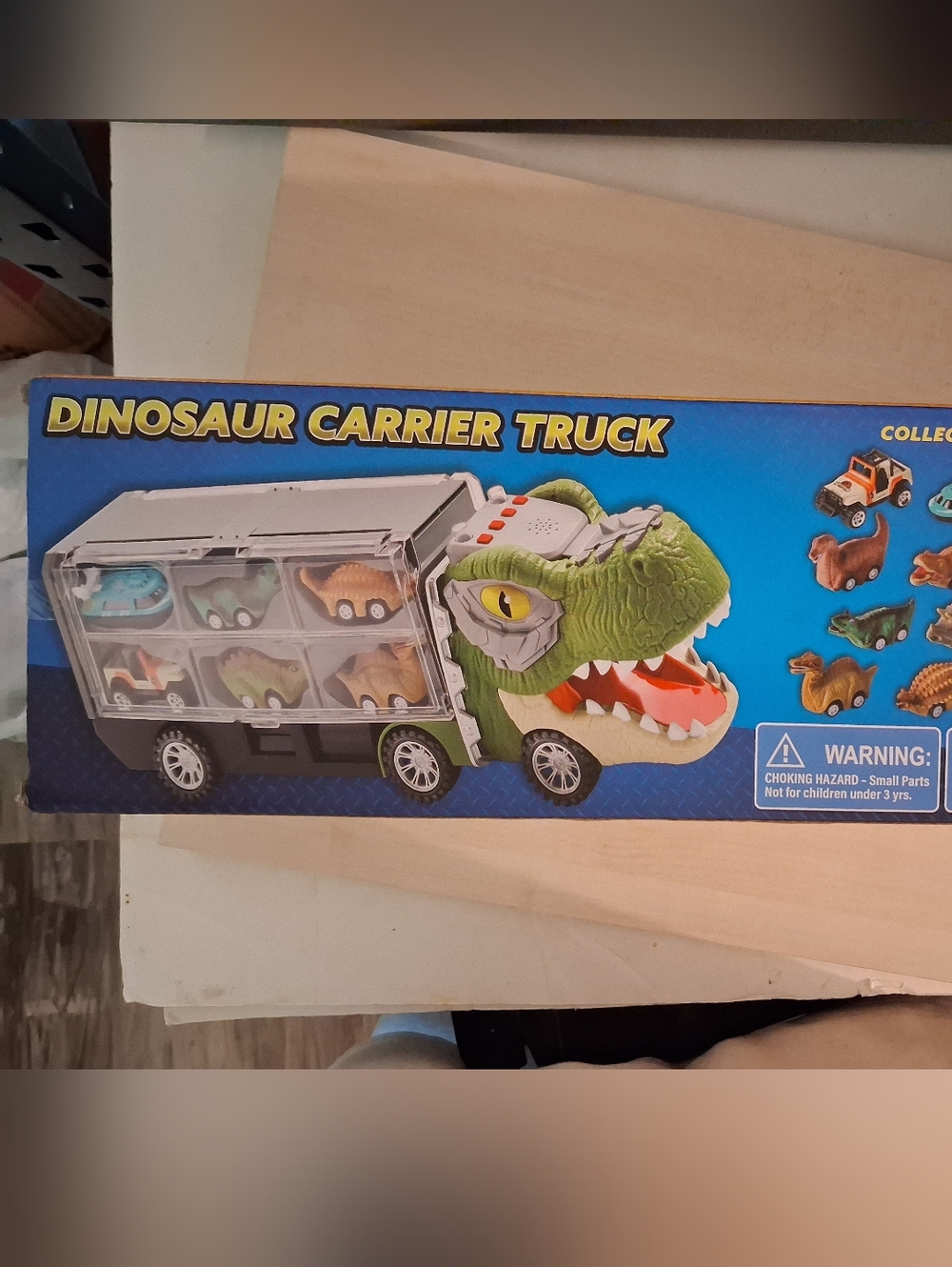 Joyfy 13 in 1 Dinosaur Truck Toys for Kids, Dinosaur Truck with Light & Sound